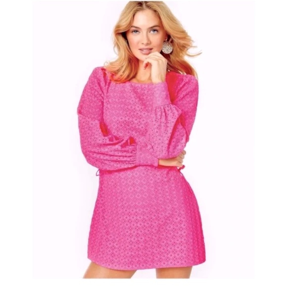 Pink Lilly Pulitzer Eyelet Romper